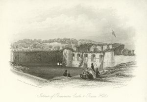 Interior of Beaumaris Castle and Baron Villa