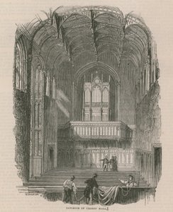Interior of Crosby Hall by English School