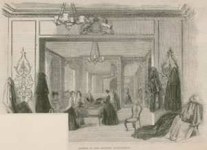 Interior of Jays Mourning Establishment, Regent Street, London by English School