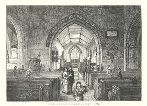 Interior of Old Beckenham Church