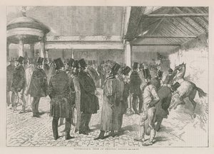 Interior of Tattersalls Auction House