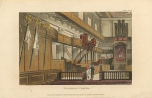 Interior of Whitehall Chapel by English School