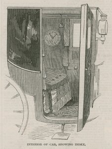Interior of a cab by English School