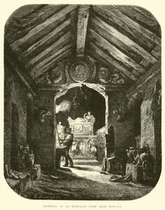 Interior of an Etruscan Tomb near Perugia by English School