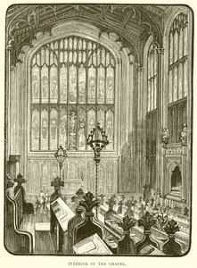 Interior of the Chapel by English School
