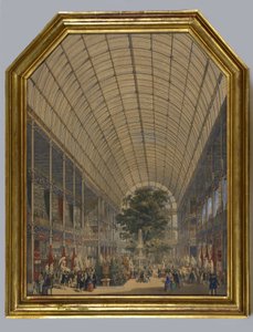 Interior of the Crystal Palace by English School
