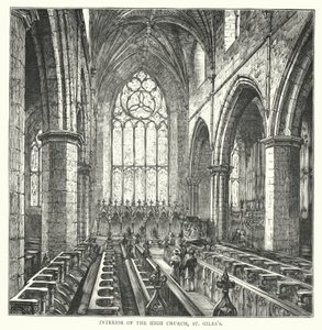 Interior of the High Church, St Giles