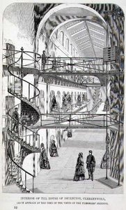 Interior of the House of Detention, Clerkenwell, from 