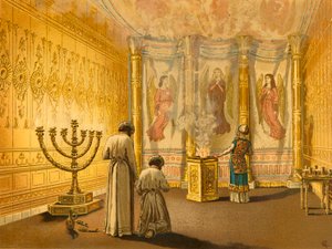 Interior of the Tabernacle by English School