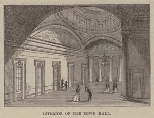 Interior of the Town Hall by English School