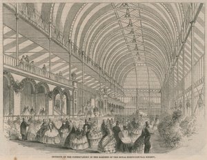 Interior of the Conservatory in the Gardens of the Royal Horticultural Society by English School