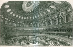 Interior of the Proposed Royal Albert Hall by English School