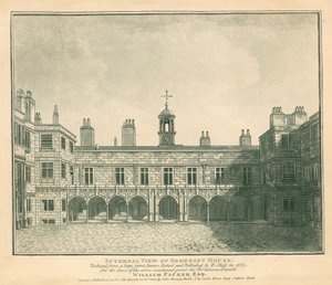 Internal View Somerset House, The Strand, London; Based on a Print Drawn by W Moss in 1777 by English School