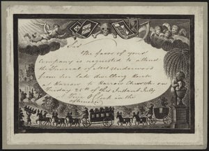 Invitation Requesting Attendance at the Funeral of Mrs. Underwood by English School