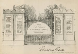 Invitation to the Opening of Bunhill Fields Cemetery by English School