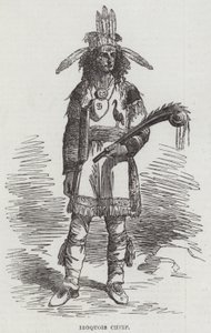 Iroquois Chief by English School