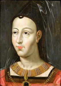 Isabella of Bourbon by English School