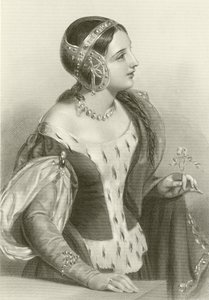 Isabella of France, Queen of King Edward II by English School