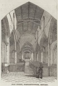 Islip Church, Northamptonshire, restored by English School