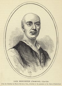 Jack Broughton, Champion, 1734-1750