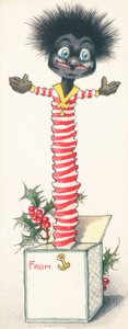 Jack In The Box, Christmas Card by English School