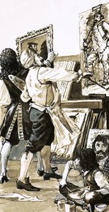 Jacobus de Wet painting at Holyrood House