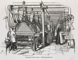 Jacquard Power Looms by English School