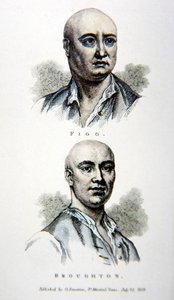 James Figg and Jack Broughton, from a print published in 1812