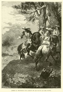 James II Witnesses the Defeat of His Troops at the Boyne by English School