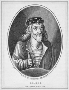 James I, King of Scotland, from Johnstones Scottish Heroes, engraved by Adam, published 1794 by English School