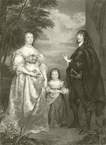 James Stanley 7th, Earl of Derby and Charlotte de la Tremouille, his Countess by English School