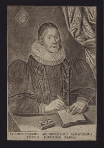 James Ussher, Irish Protestant Clergyman (engraving) by English School