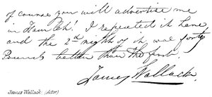 James Wallack by English School