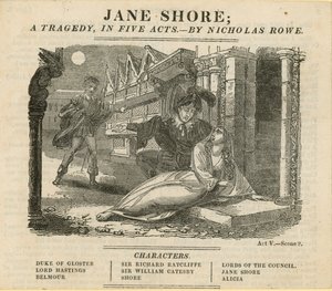 Jane Shore, a tragedy in five acts by English School