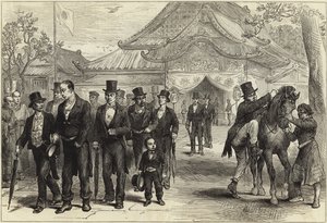Japanese Government Officials Returning from Paying Their Respects to the Mikado