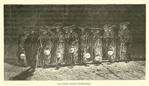 Japanese night watchmen by English School