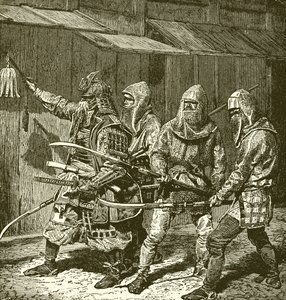 Japanese Warriors by English School