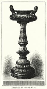 Jardiniere in Doulton Ware by English School