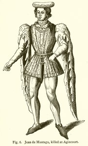 Jean de Montagu, Killed at Agincourt by English School