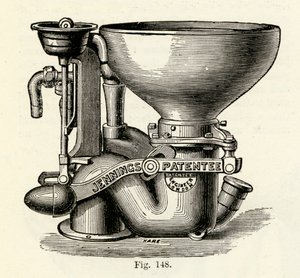 Jennings Improved Bramah Valve Closet, 1870
