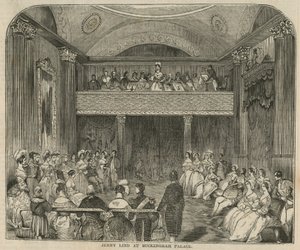 Jenny Lind at Buckingham Palace