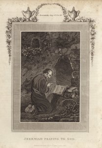 Jeremiah Praying to God by English School