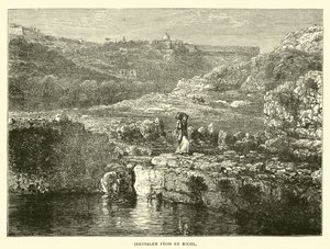 Jerusalem from En Rogel by English School