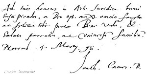 Joachim Camerarius by English School