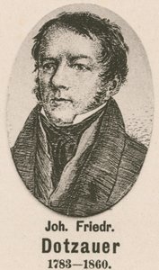 Johann Friedrich Dotzauer by English School