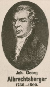 Johann Georg Albrechtsberger by English School