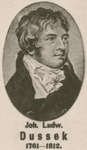 Johann Ludwig Dussek by English School