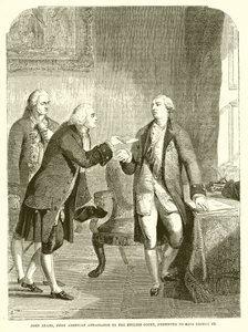 John Adams, First American Ambassador to the English Court, Presented to King George III