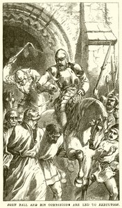 John Ball and his Companions are Led to Execution by English School
