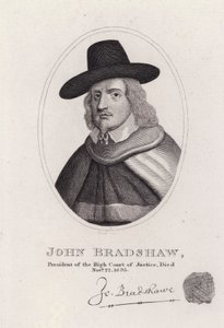 John Bradshaw, English judge who was President of the High Court of Justice for the trial of King Charles I in 1649 by English School